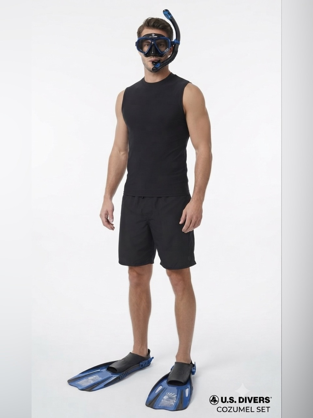 U.S. Divers Snorkel Set (Lux / GoPro Ready)